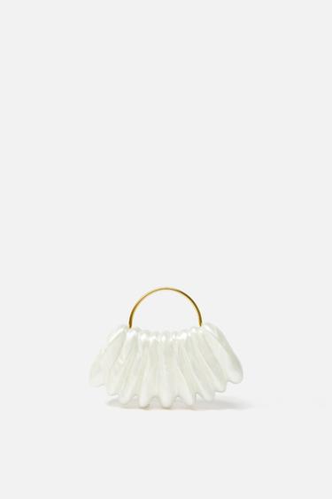 CAJA EFECTO PERLADO ASIMÉTRICO - blanco de Zara