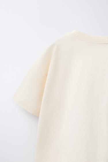 T-SHIRT IMPRIMÉ MOTO - Écru de Zara - Image 3
