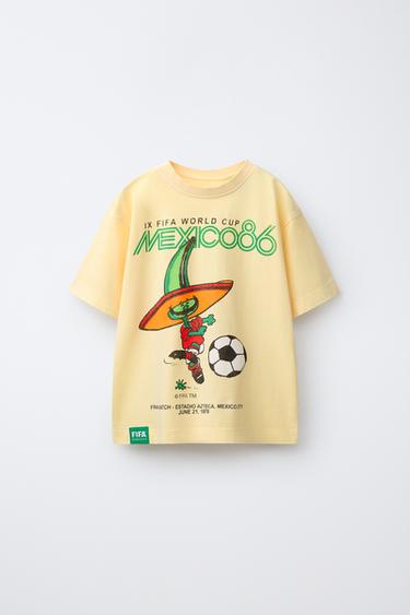 ФУТБОЛКА С ПРИНТОМ FIFA WORLD CUP ™ 1986 — ЖЕЛТЫЙ от Zara