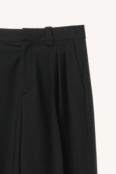 PANTALON À PINCES AVEC LAINE WILLY CHAVARRIA X ZARA - Noir de Zara - Image 4