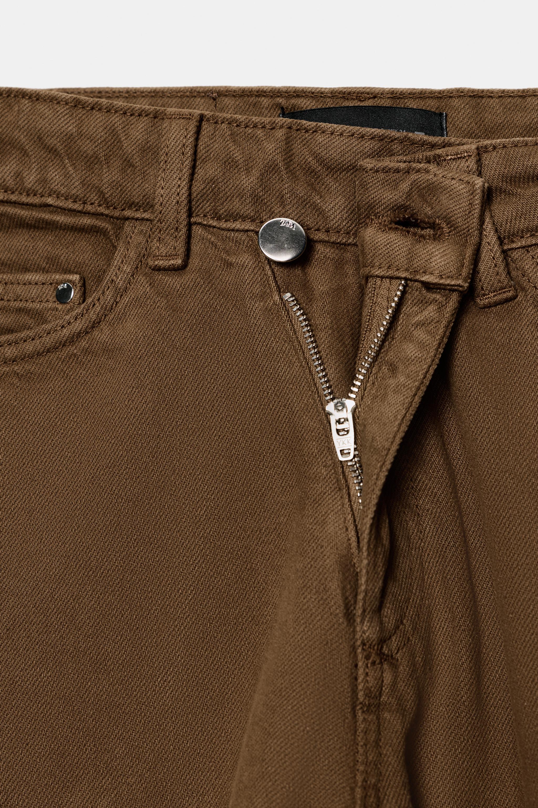 Z1975 WIDE LEG CROSSED HIGH-WAIST JEANS