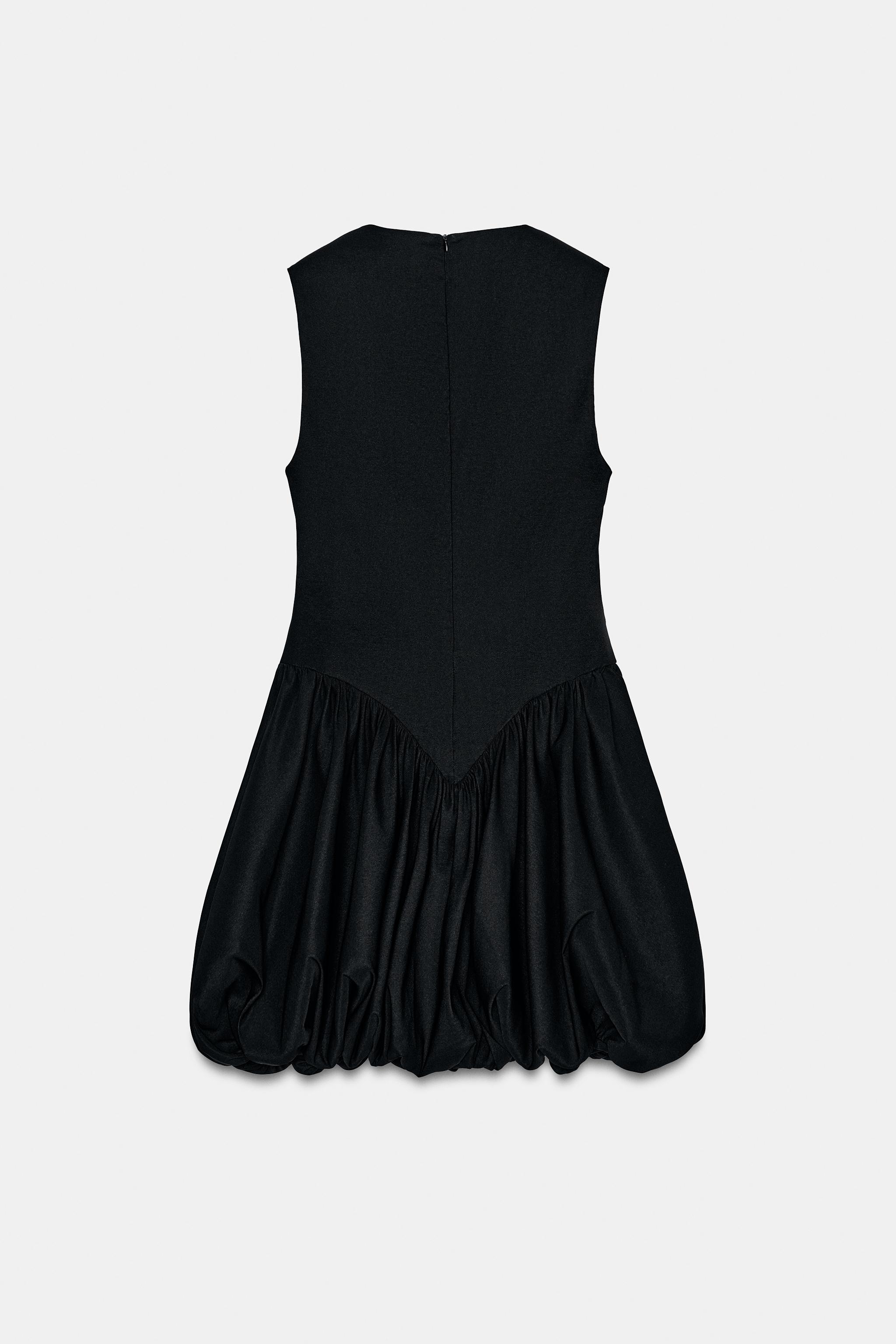 SHORT BALLOON EFFECT DRESS
