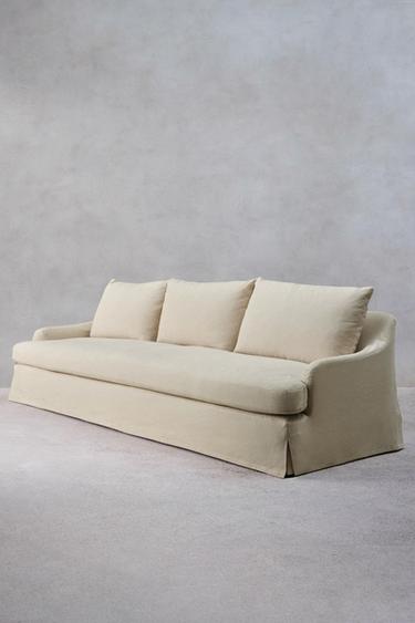 HOUSSE DE CANAPÉ LIN 01 - Beige clair de Zara - Image 4
