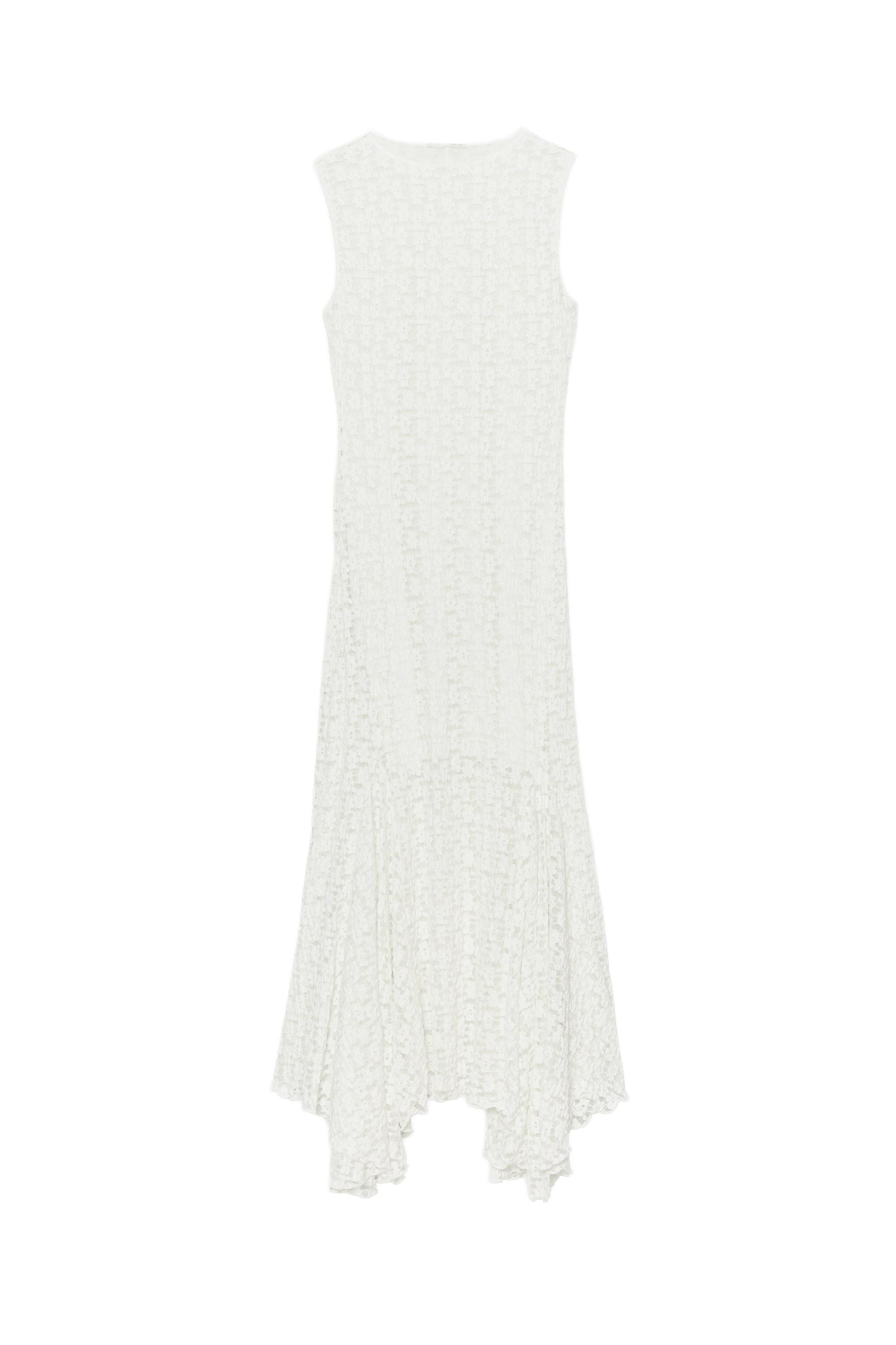 LONG LACE DRESS - Oyster-white | ZARA United States LONG LACE DRESS - Oyster-white | ZARA United States