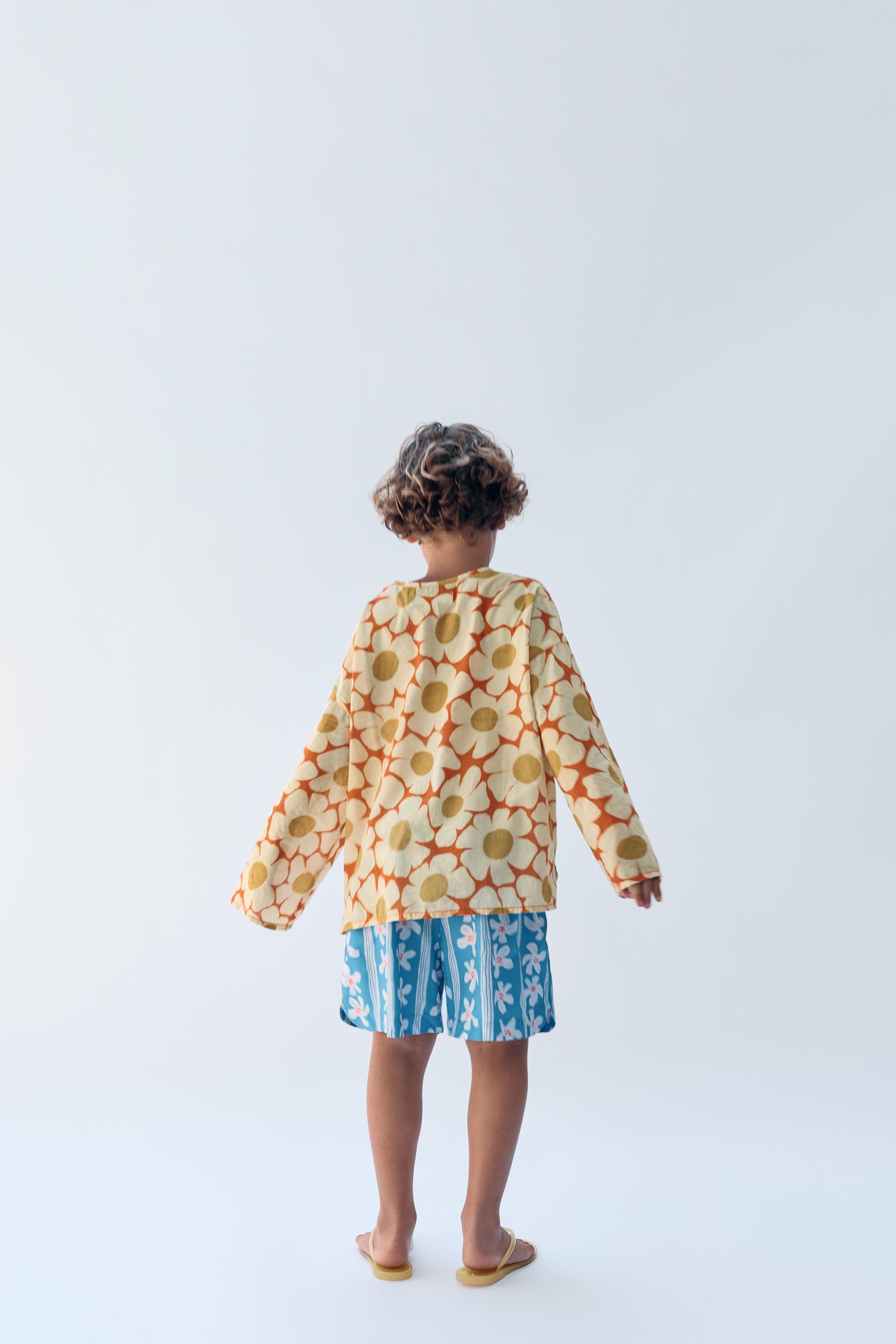 2-14 YEARS / LIMITED EDITION FLORAL PRINT SWIM SHORTS