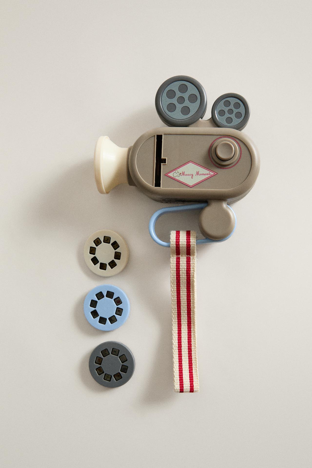 KIDS' MR. PÉREZ PROJECTOR TOY — Brown / Taupe