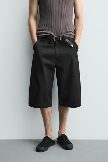 SHORT JORTS BAGGY - Noir de Zara - Image 1