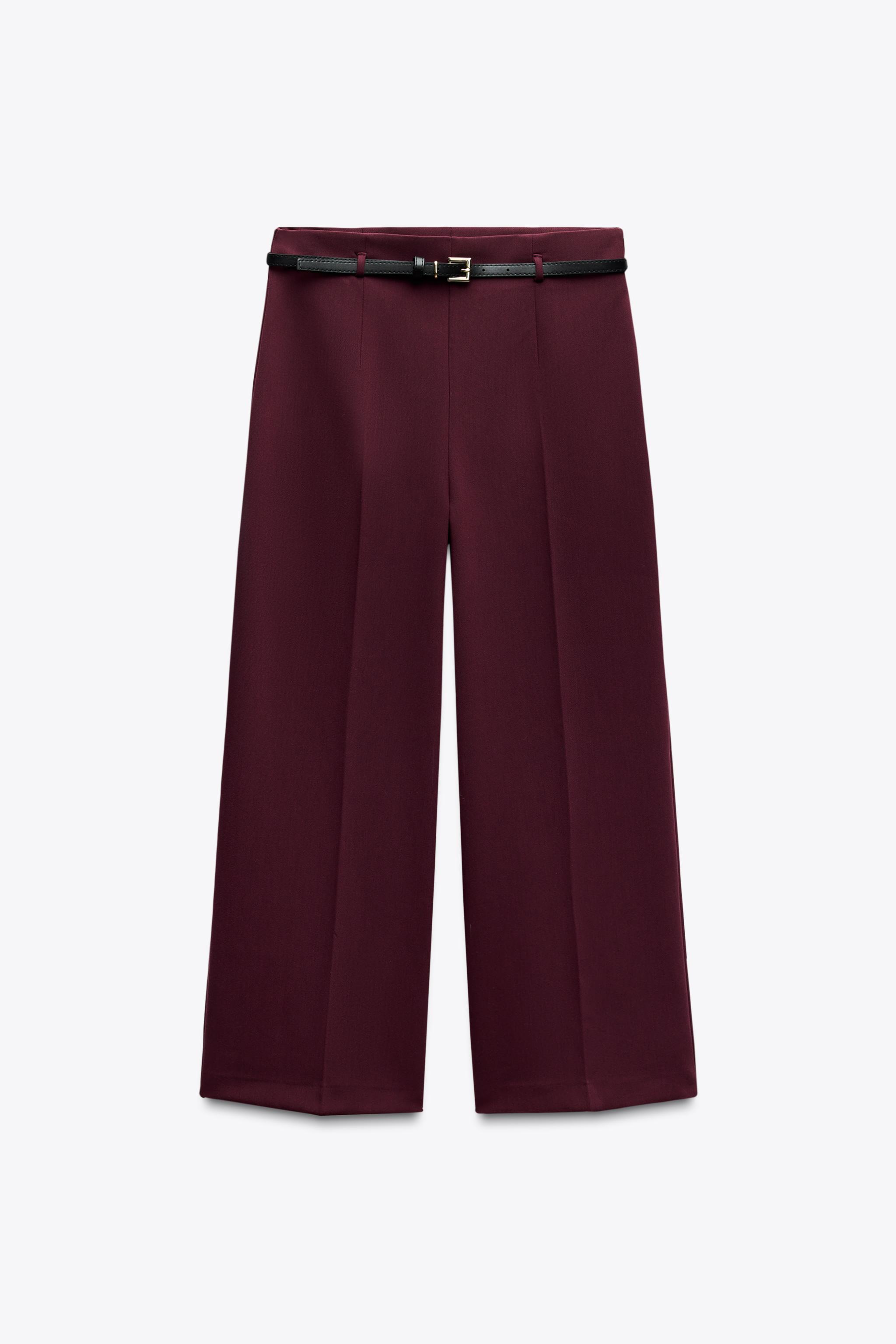 ZARA - 新品未使用 ZARA 幾何学模様 ニット ワイドパンツ