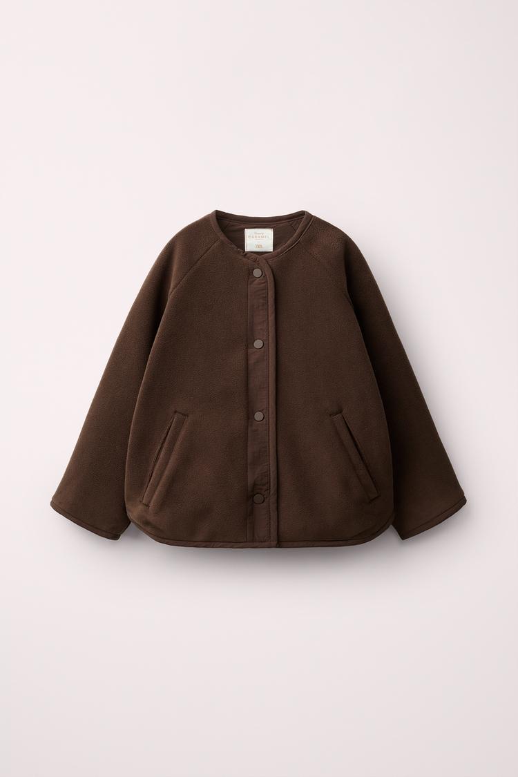 Cazadora polar reversible nylon created by caramel london x zara