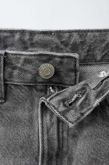 WIDE-LEG JEANS WITH ANIMAL PRINT STARS - Grey by Zara - Image 2