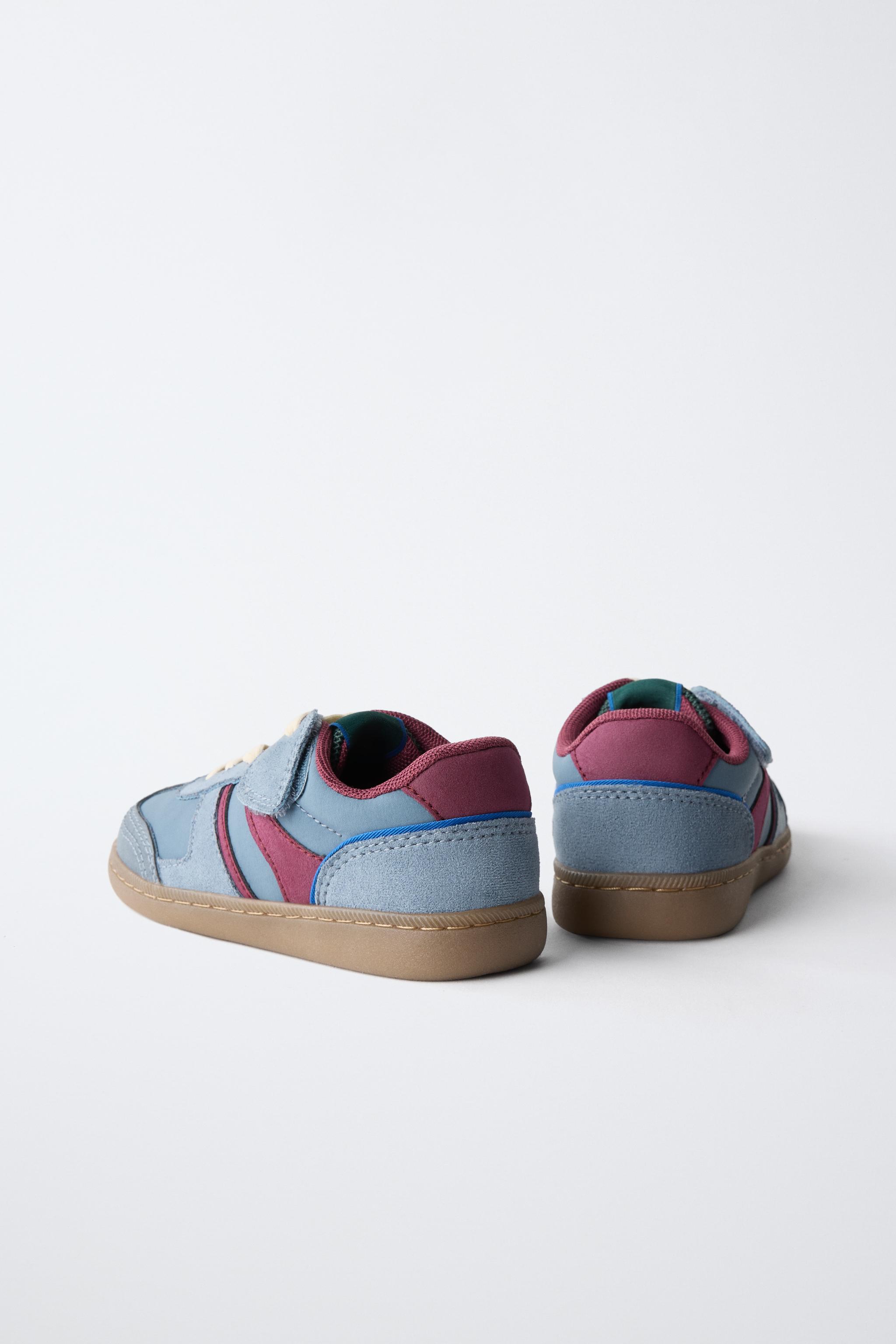 CONTRAST PANEL SNEAKERS