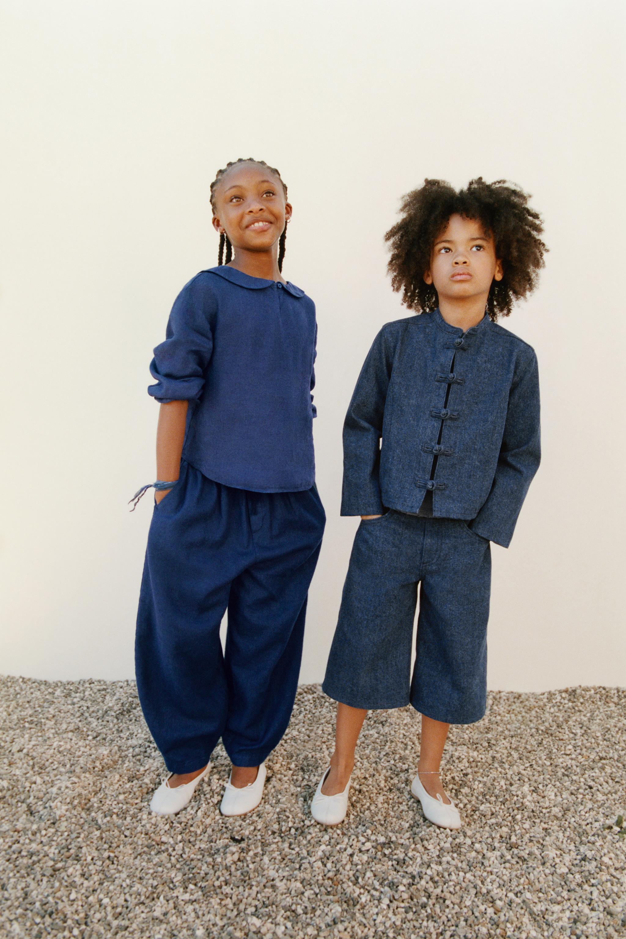 PANTALON BOUFFANT AVEC RAMIE
