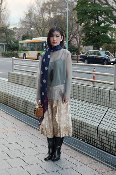 SEMI-SHEER KNIT TOP - Charcoal grey by Zara
