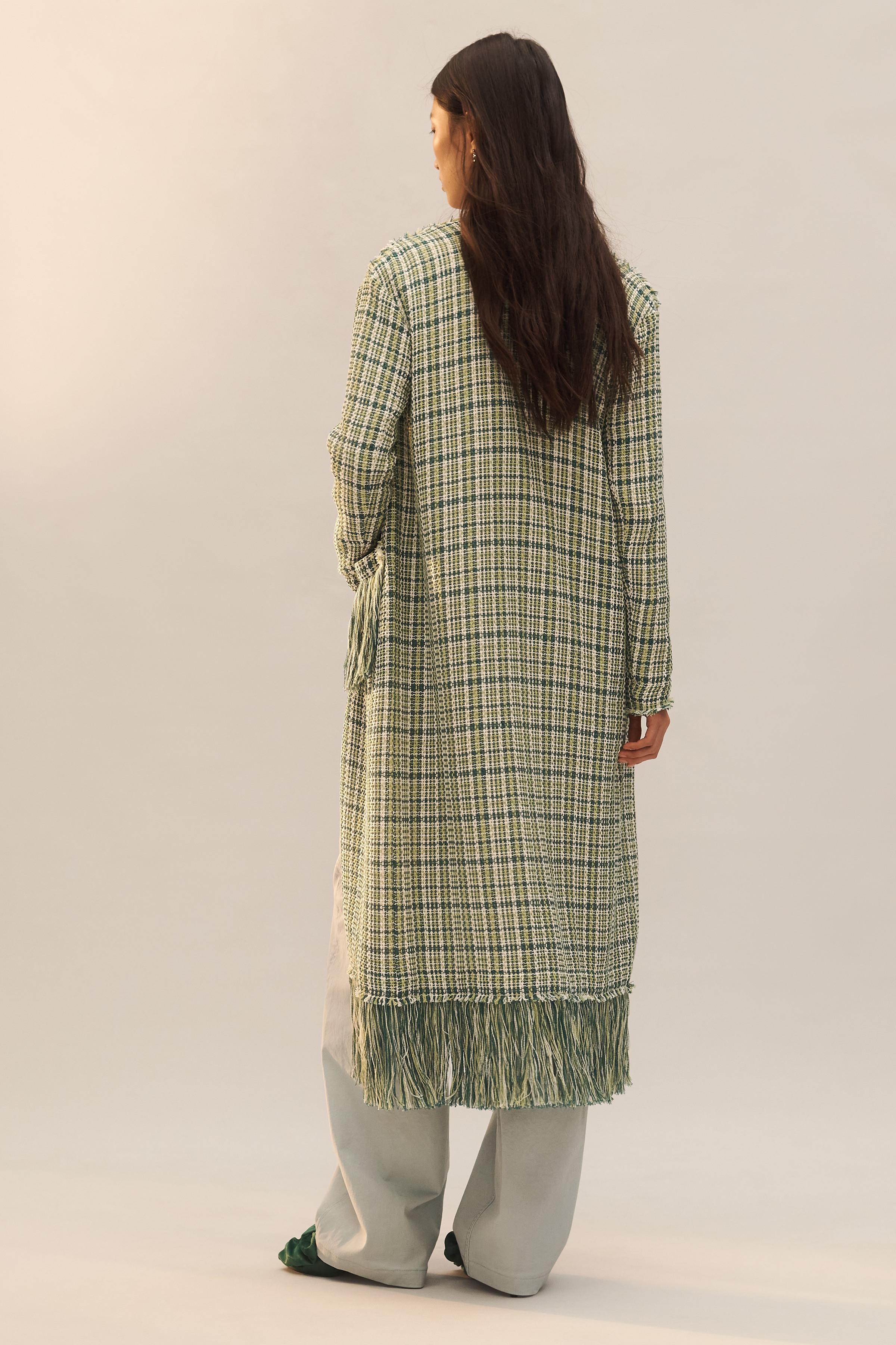 LIMITED EDITION FRINGED TEXTURED COAT