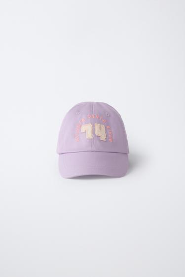 GORRA VARSITY BORDADO - Lila claro de Zara