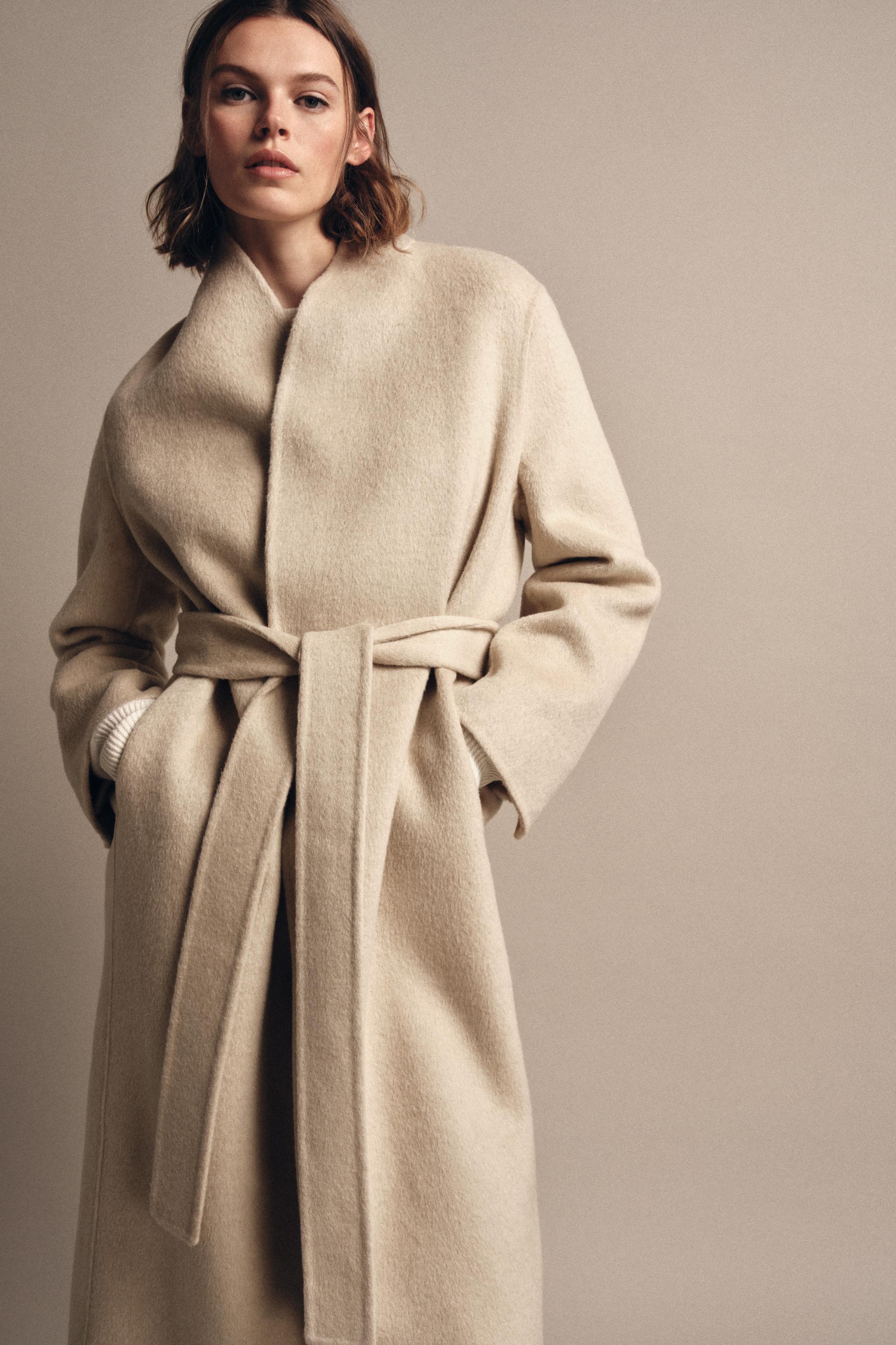 ZARA LIMITED EDITION ロングポンチョコート L マキシ丈 ZARA LIMITED