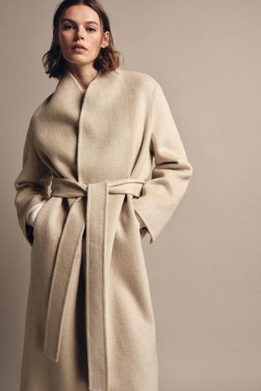 ABRIGO MINIMAL MEZCLA LANA ZW COLLECTION LIMITED EDITIONベージュZaraのABRIGO MINIMAL MEZCLA LANA ZW COLLECTION LIMITED EDITION - ベージュ 