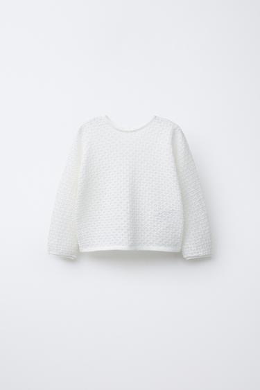 OPEN-KNIT SWEATER - White by Zara