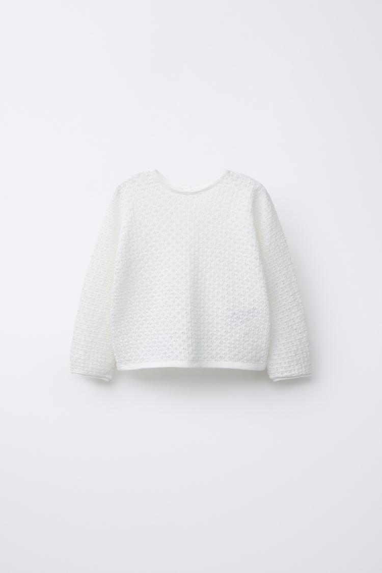 Zara White Knit Jumper Zara Off-white Cable Knit Sweater Ingrid Emil