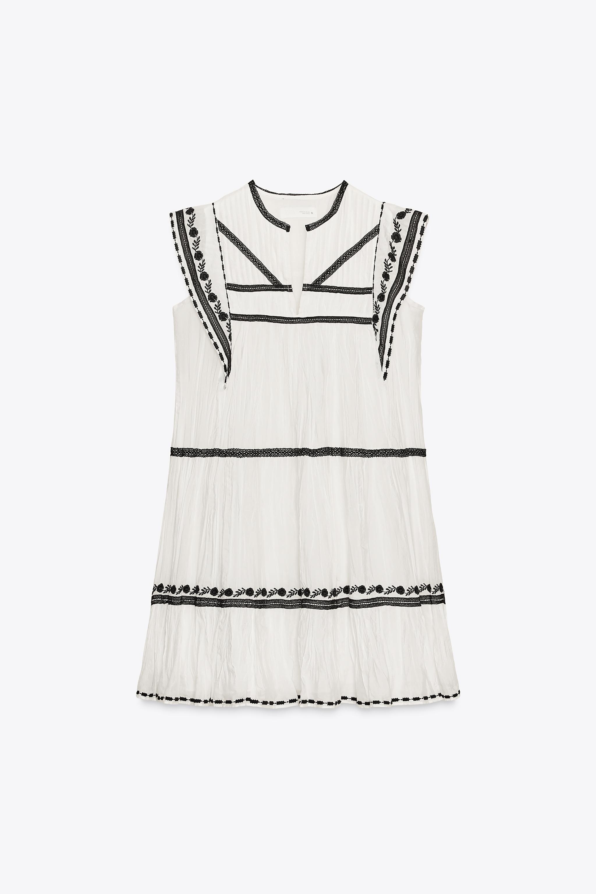 ROBE COURTE BRODÉE ZW COLLECTION