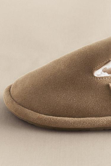 KIDS' WARM LEATHER CLOGS - Brown by Zara - Image 5