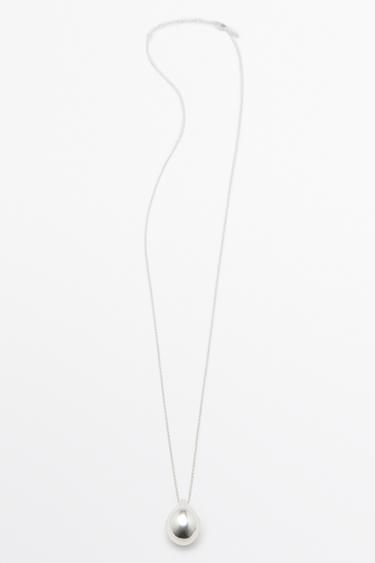 Teardrop necklace — Silver 2