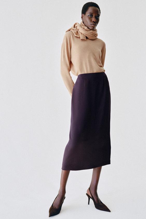 ЗАМШЕВЫЕ ТУФЛИ С ПРЯЖКОЙ — Шоколадно-коричневый от Zara — изображение 0