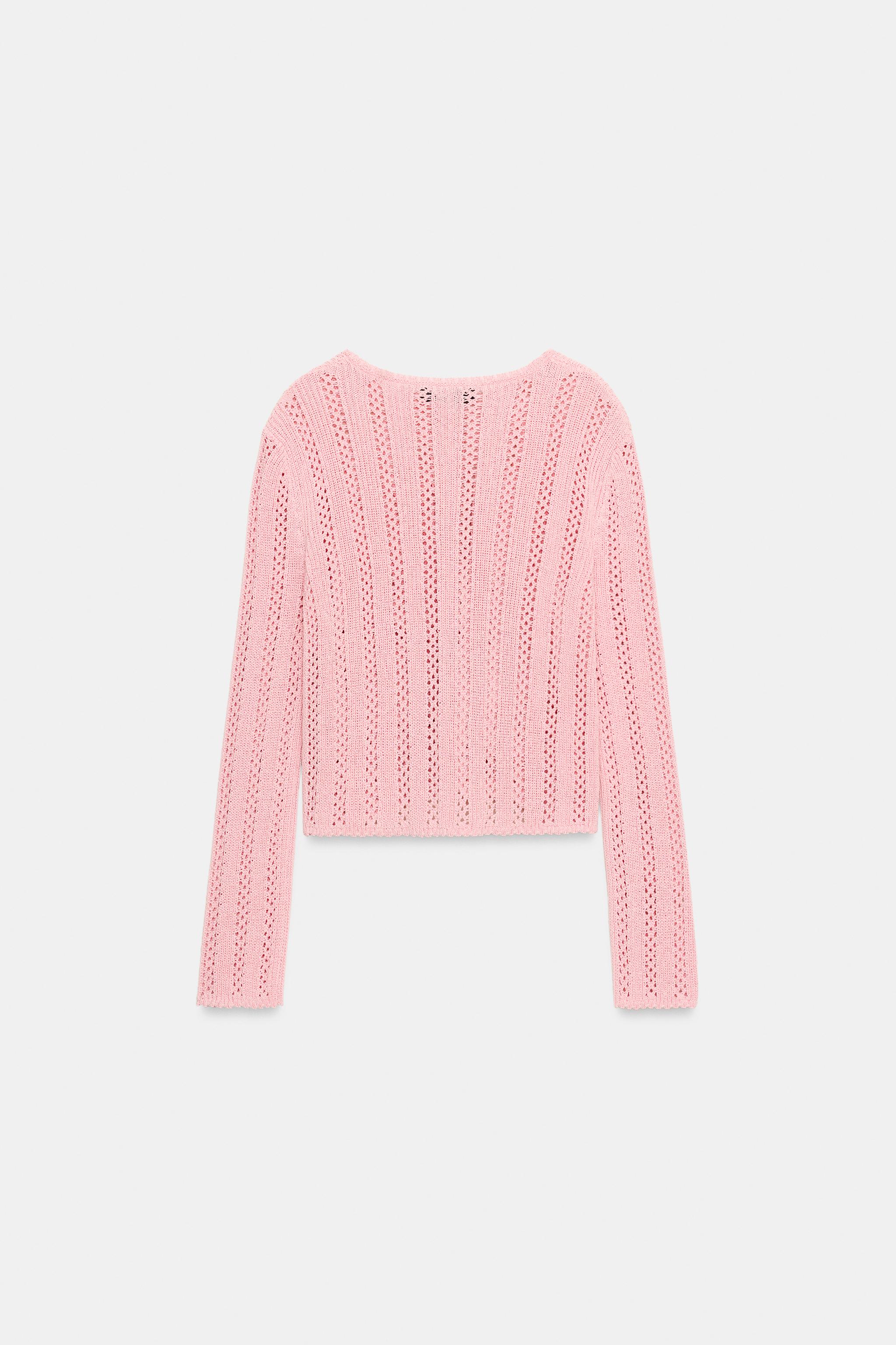 GILET EN MAILLE POINTELLE