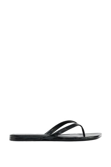 FLAT SANDALS - Black by Zara