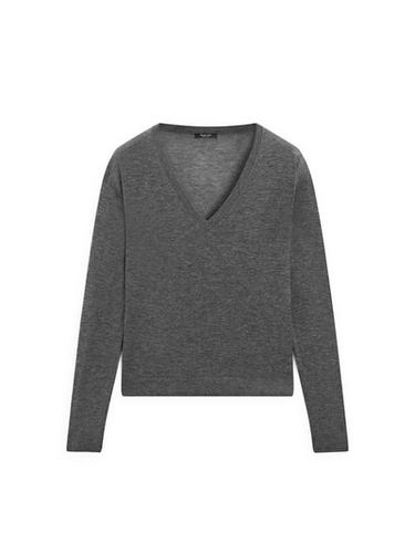 Zara Silk and wool blend knit sweater - Mid-gray