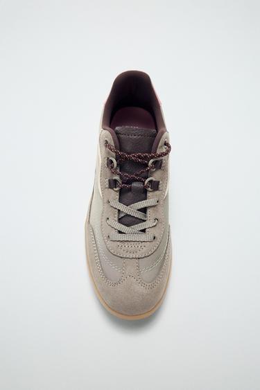 ZAPATILLAS DEPORTIVAS COMBINADAS - Verde Caqui de Zara