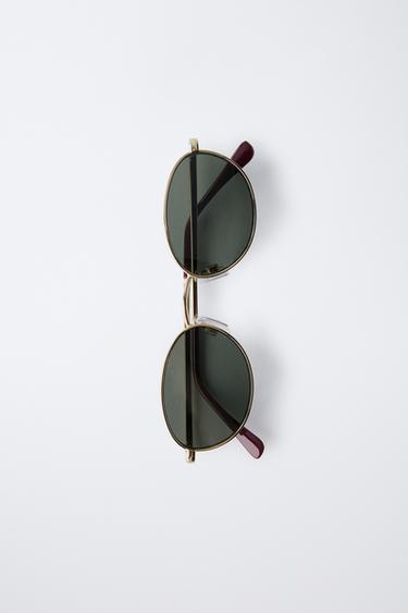 Zara METAL FRAME SUNGLASSES - Golden
