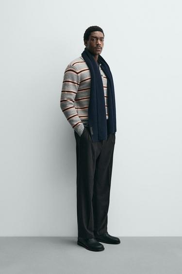 POLO EN MAILLE JACQUARD À RAYURES - rayures de Zara - Image 3