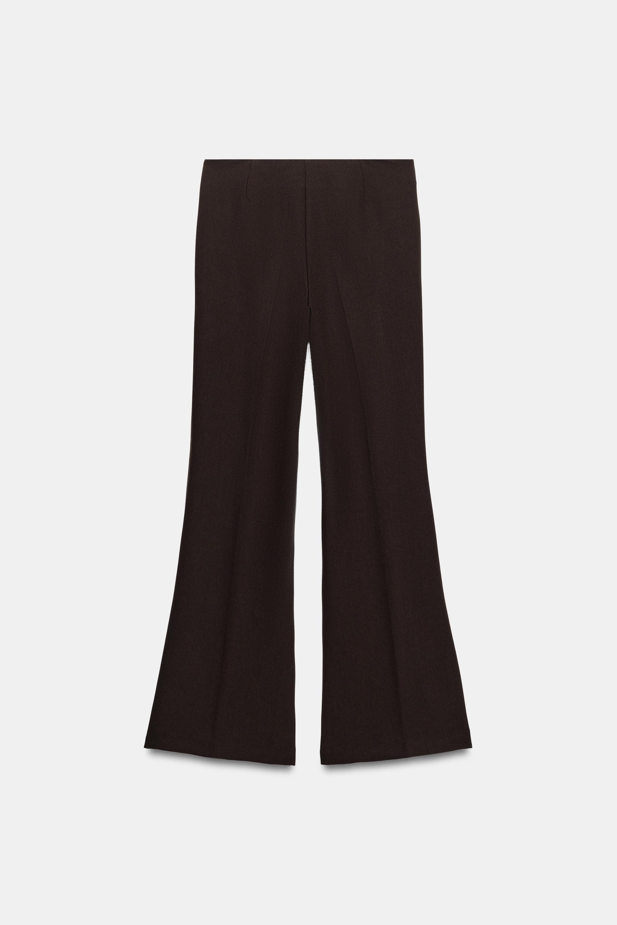PANTALON FLARE TAILLE BASSE