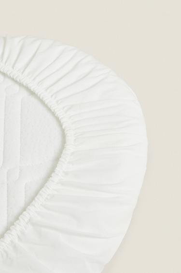 DRAP-HOUSSE COUFFIN ET MINI-BERCEAU (LOT DE 2) - écru-blanc de Zara - Image 1