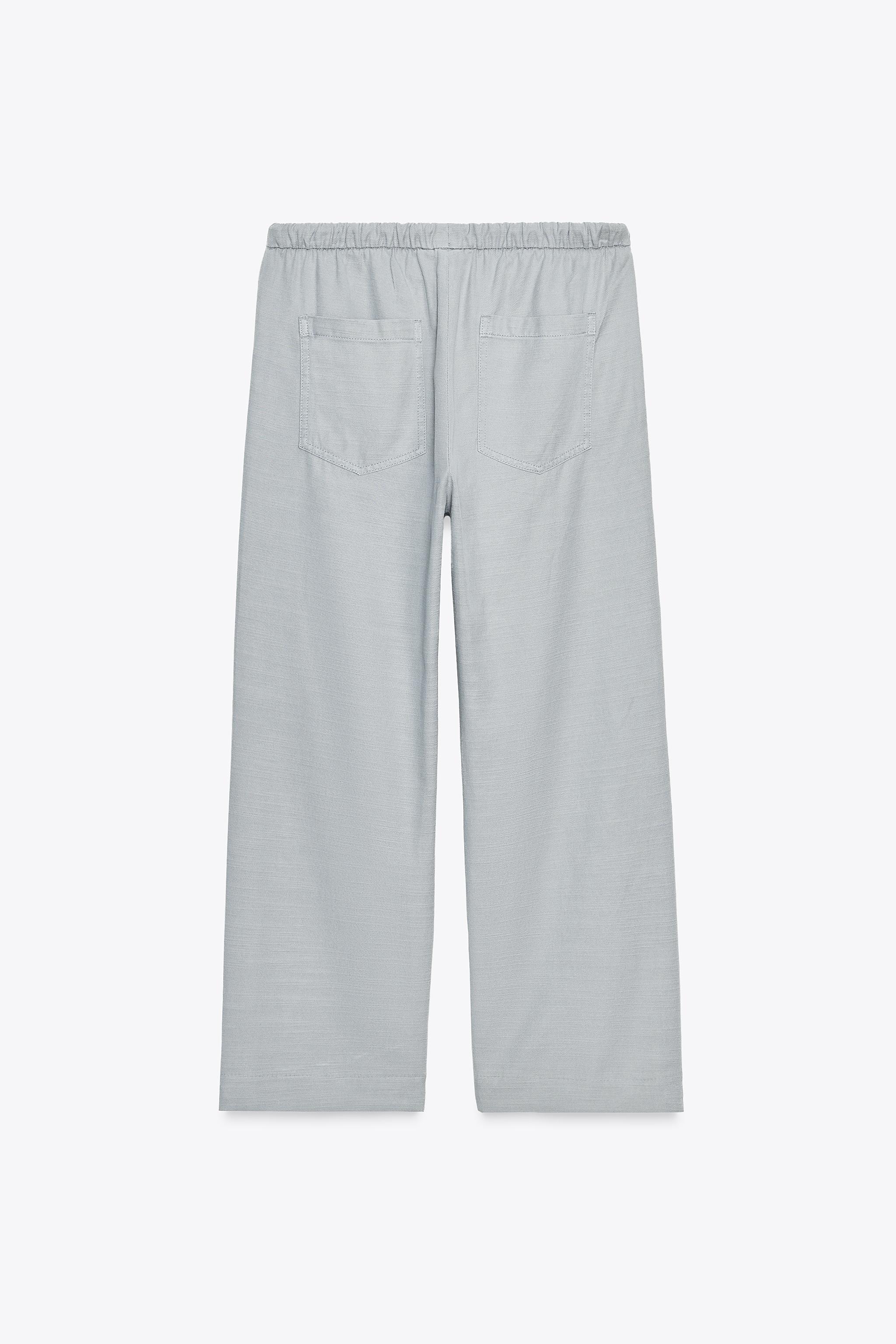ZW COLLECTION JOGGER PANTS - Ecru | ZARA Canada