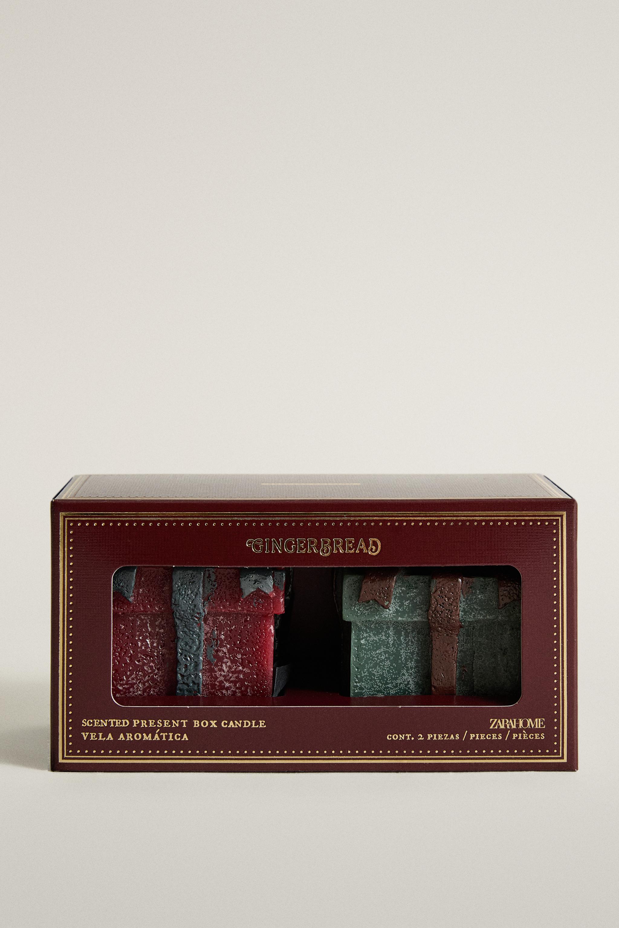 GINGERBREAD GIFT SCENTED CANDLE PACK (PACK OF 3)