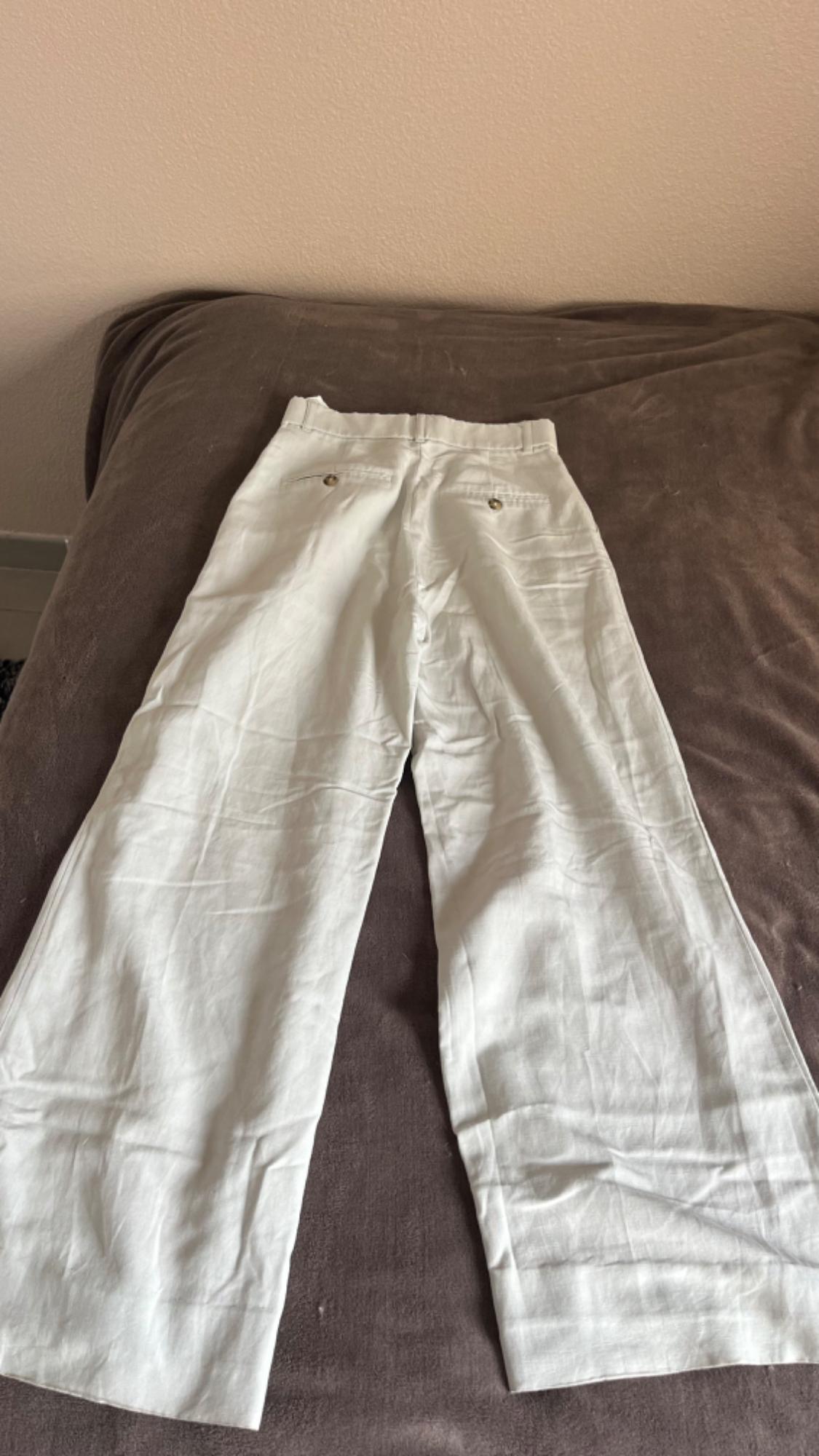 PANTALON À PINCES BEIGE - Image 3
