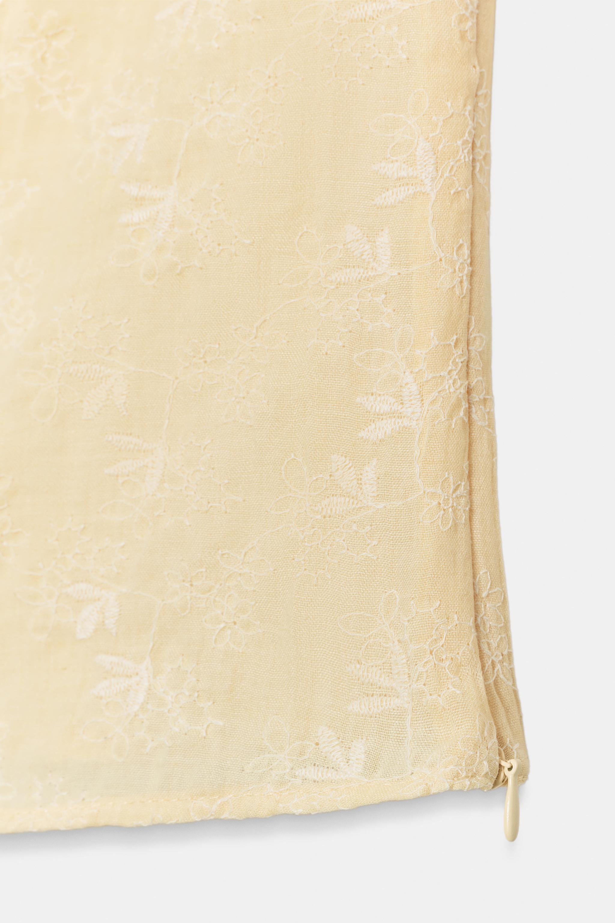 EMBROIDERED MANDARIN COLLAR SHIRT