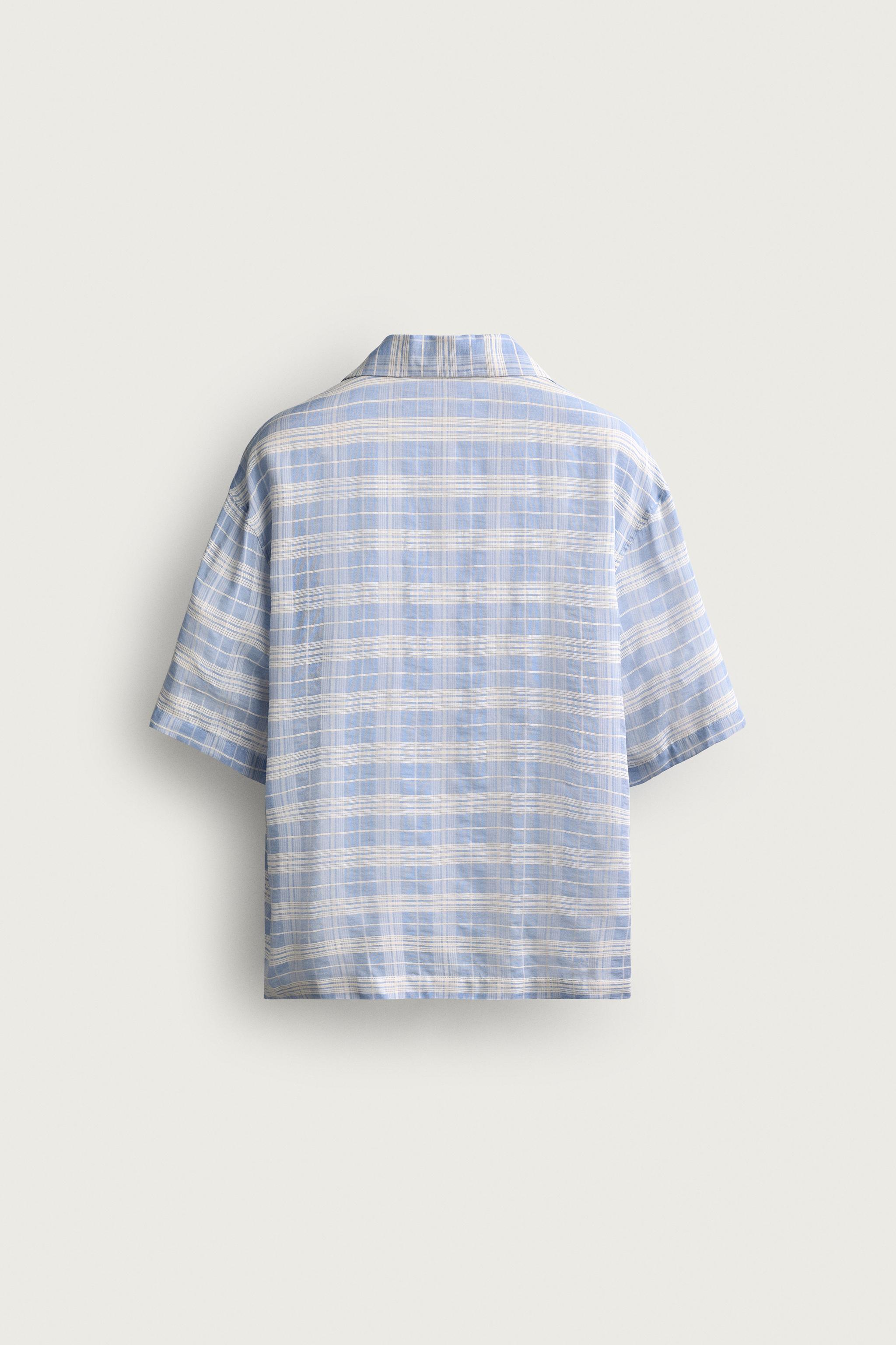 CHEMISE EN JACQUARD À CARREAUX