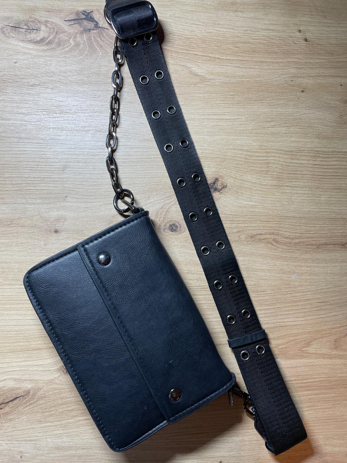 MINI MESSENGER BAG WITH FOLDOVER FLAP - Image 2