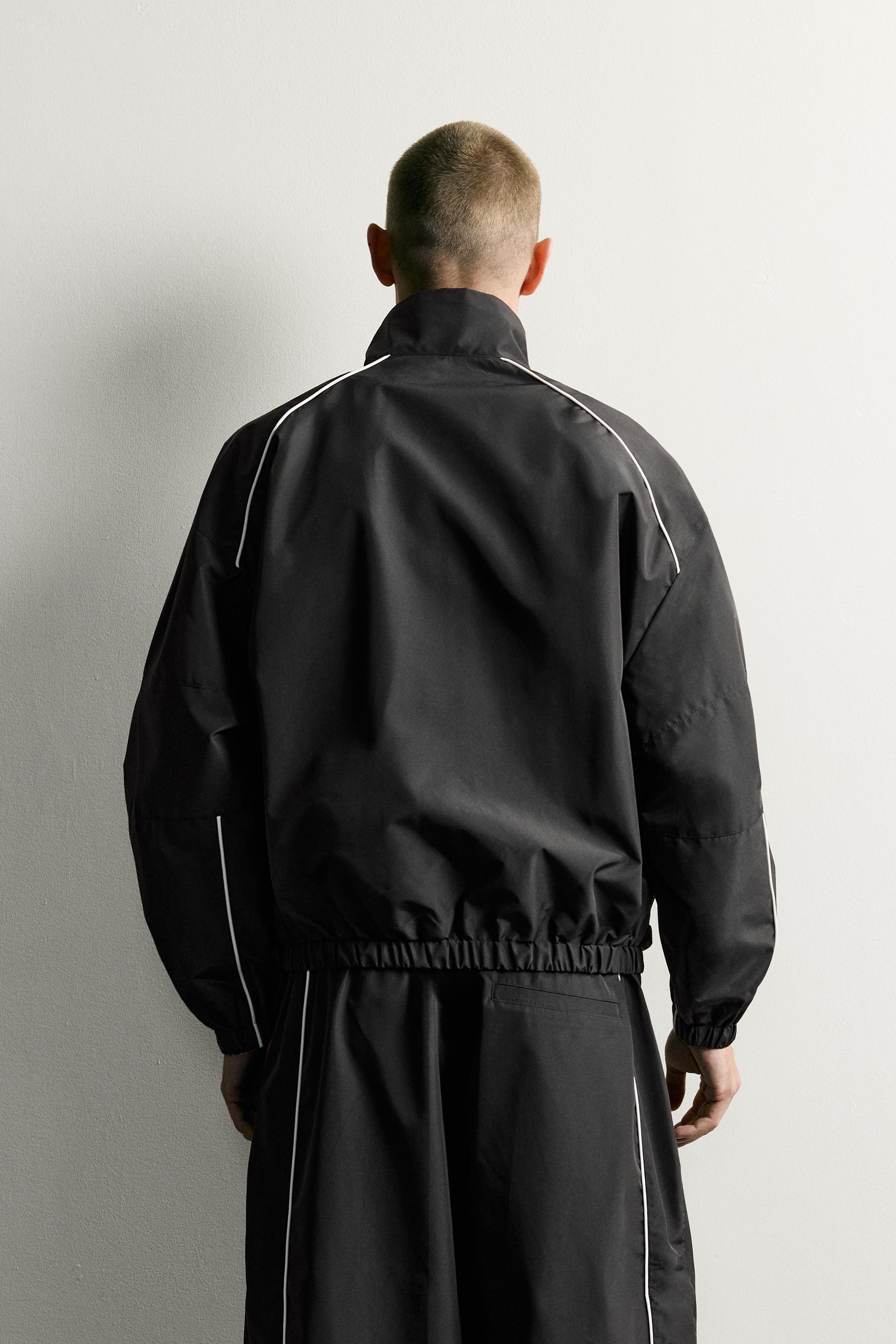 VESTE TECHNIQUE À CONTRASTES DÉPERLANTE