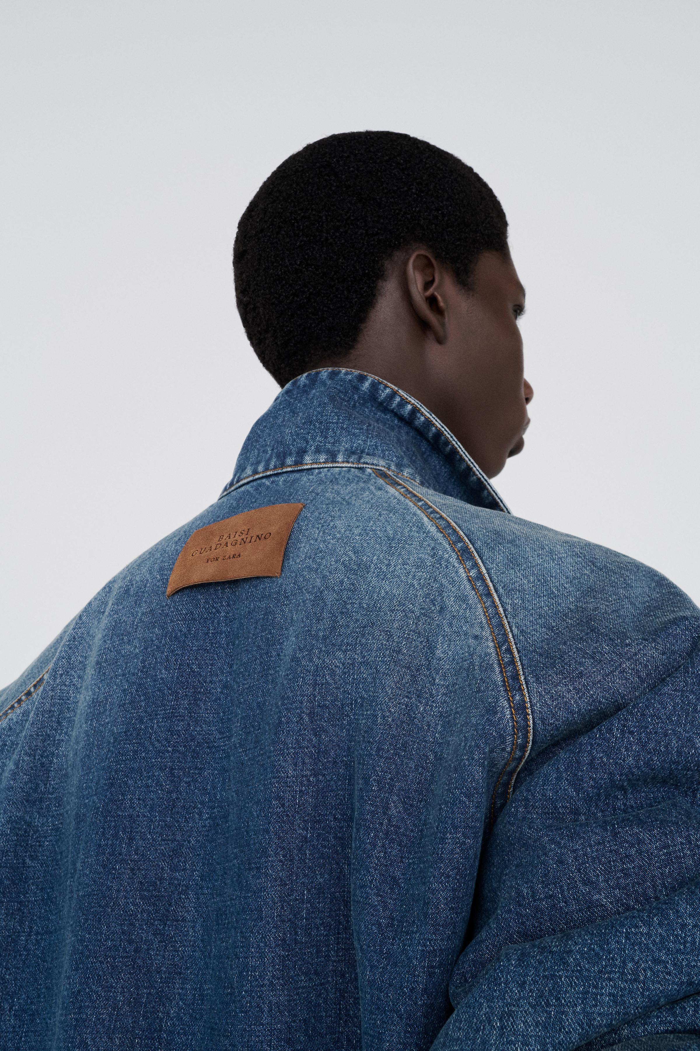 BLOUSON RÉVERSIBLE DENIM CONTRASTE