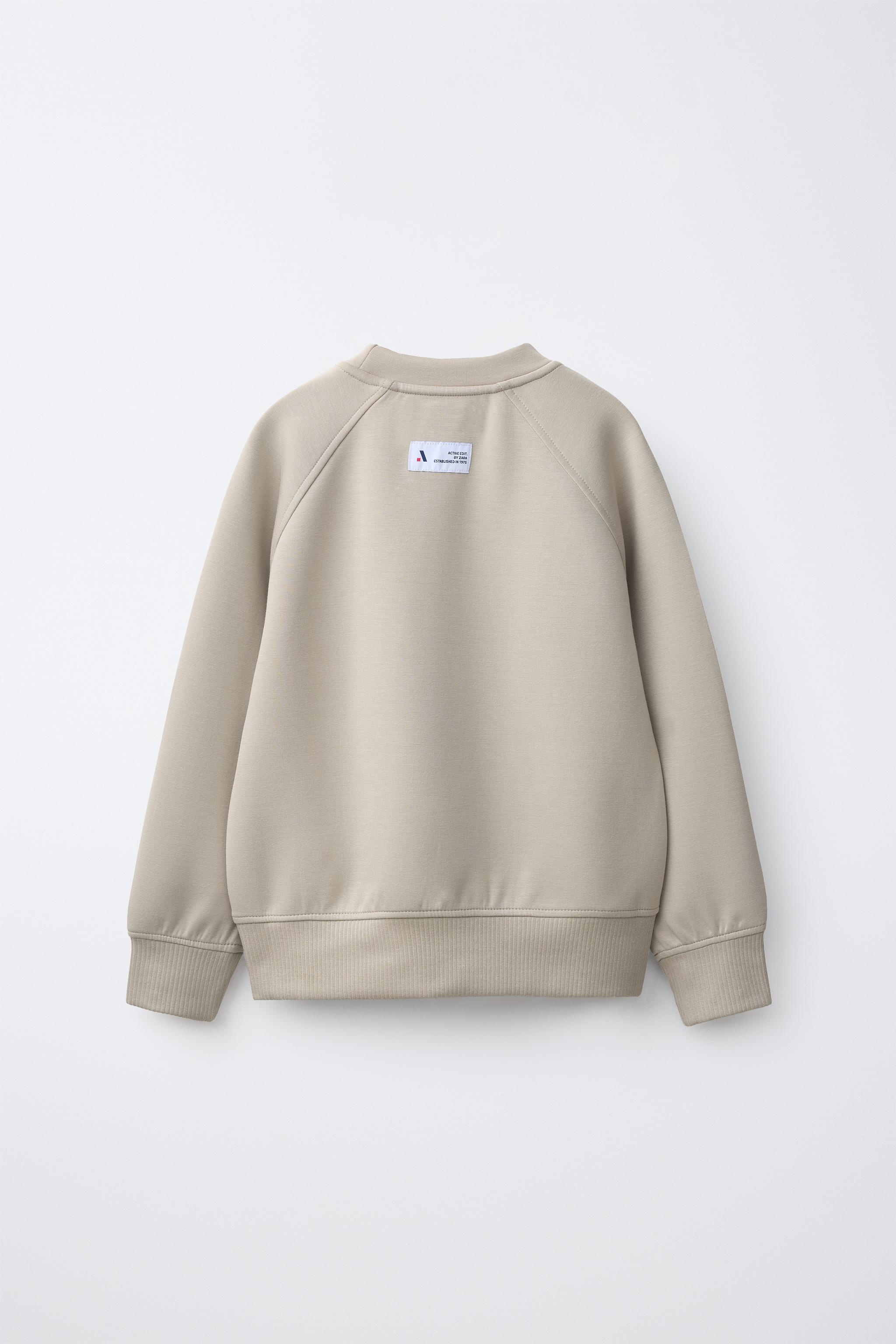 Детские худи Zara SPORTY MODAL SWEATSHIRT — фото 2