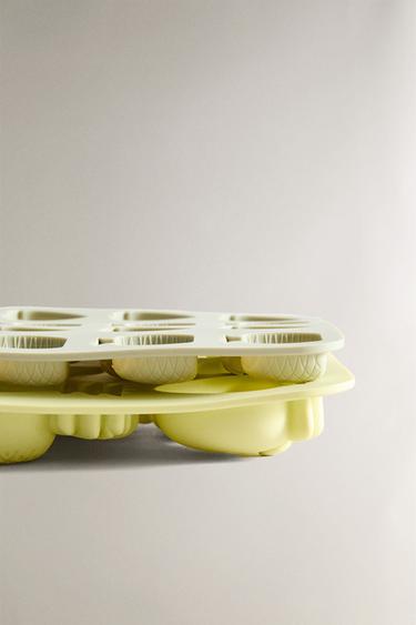 PACK OF FRUIT SILICONE ICE BUCKET TRAYS (PACK OF 2) - Greens by Zara - Image 3