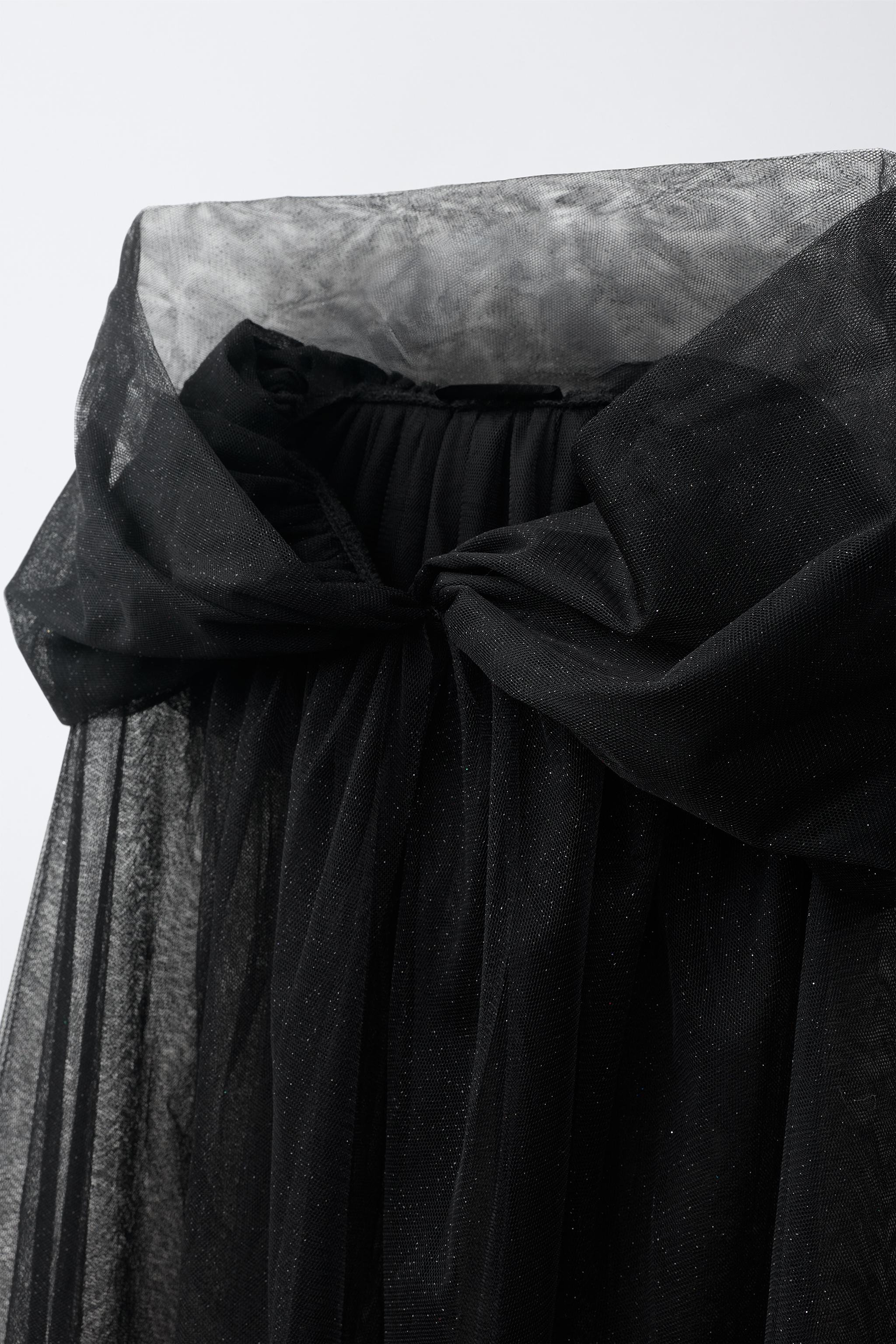 GLITTER COSTUME HOODED CAPE