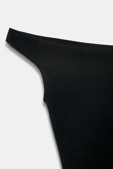 CREPE BODYSUIT - Black by Zara