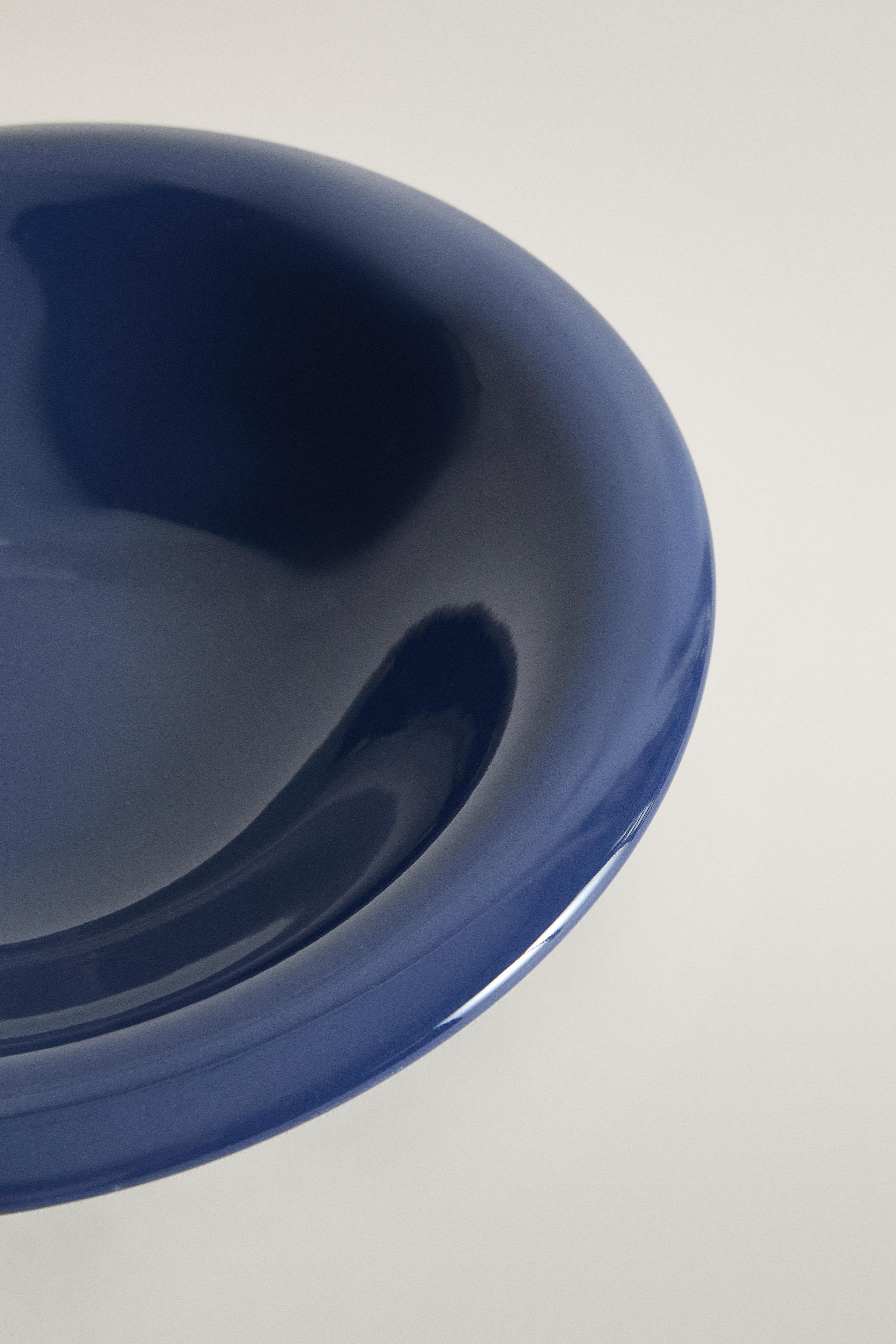 ENAMELLED STONEWARE SOUP PLATE