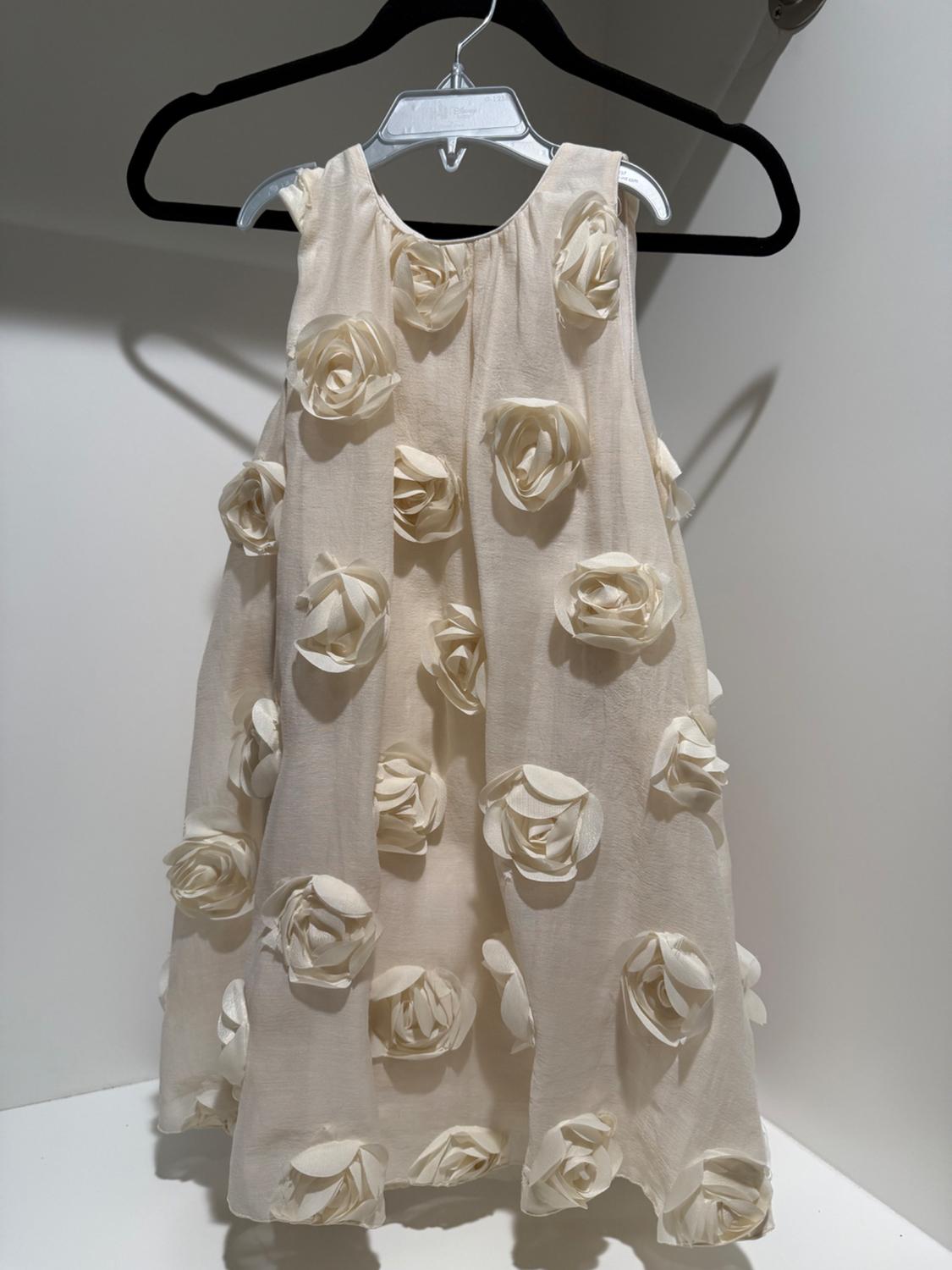 VESTIDO FLORES 3D