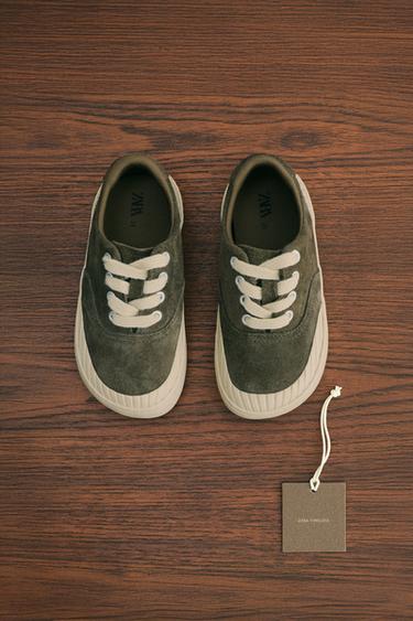 ZARA TIMELESS - BAMBA PIEL - Verde Caqui de Zara